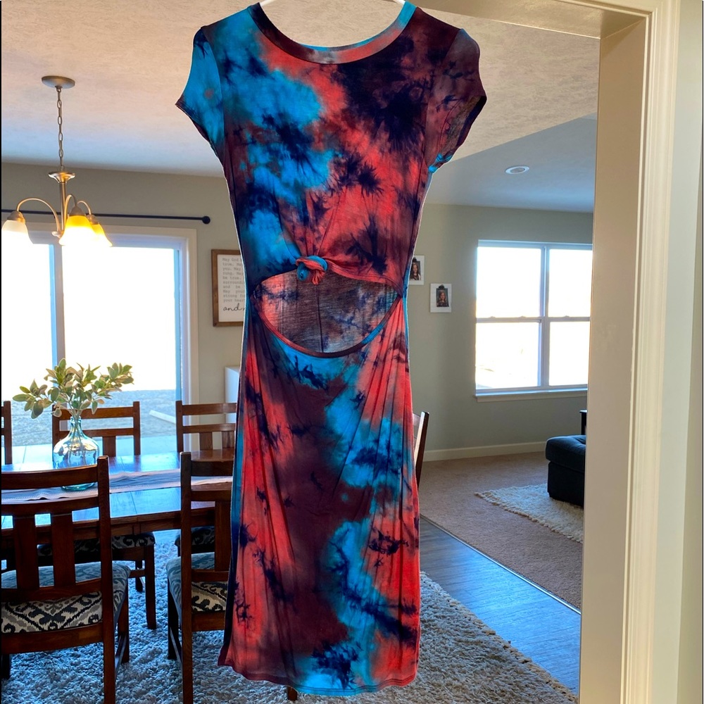 Tie Dye Bodycon Dress